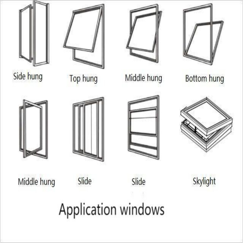 Window types - Hung Slide Skylight